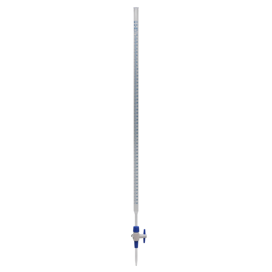 Burette, Class B, PTFE Detachable Stopcock, Borosilicate Glass - Smith ...