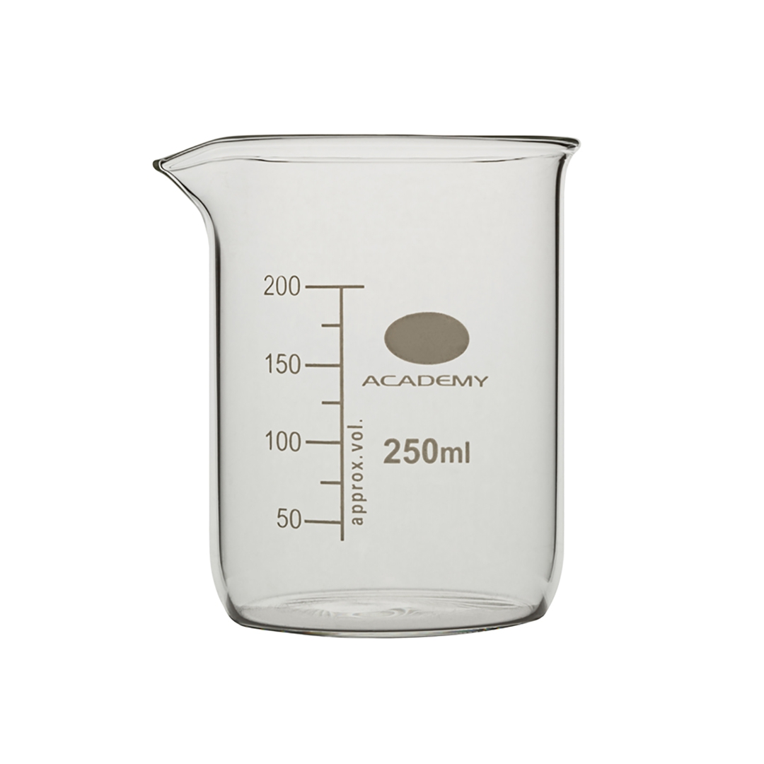 Academy Beaker Low Form Capacity 25ml Borosilicate Glass Smith Scientific 1820