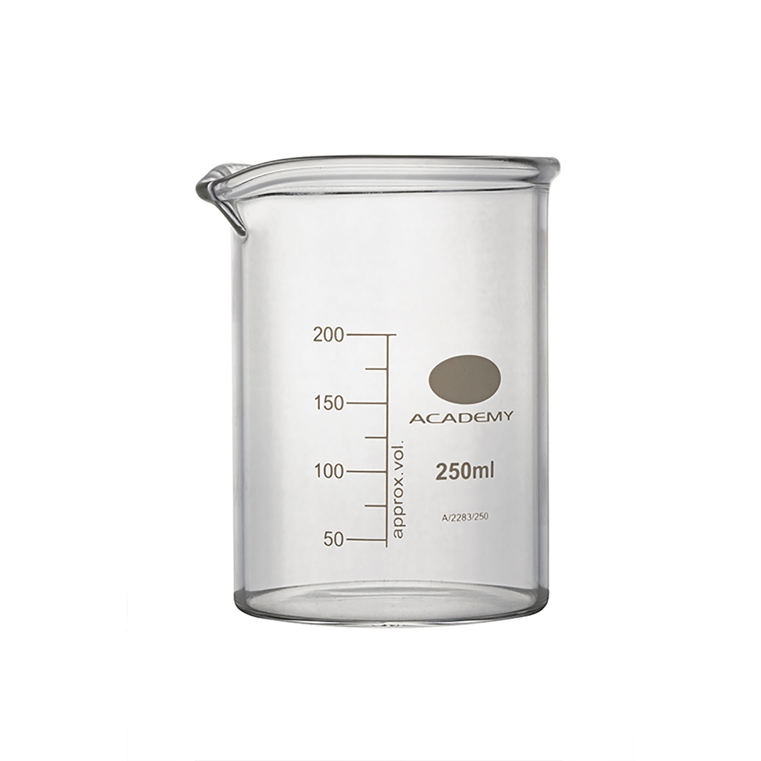 Academy Beaker Low Form Capacity 600ml Heavy Wall Borosilicate Glass Smith Scientific 4536